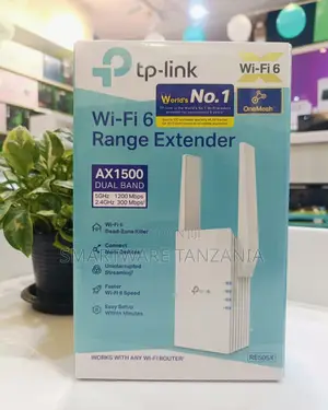 Tp-Link Re505x Ax1500 Wifi 6 Range Extender Onemesh Dual Band