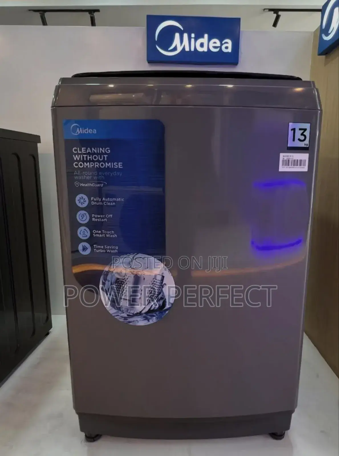 *Midea Full Automatic 10kg Topload Washing Mashine*