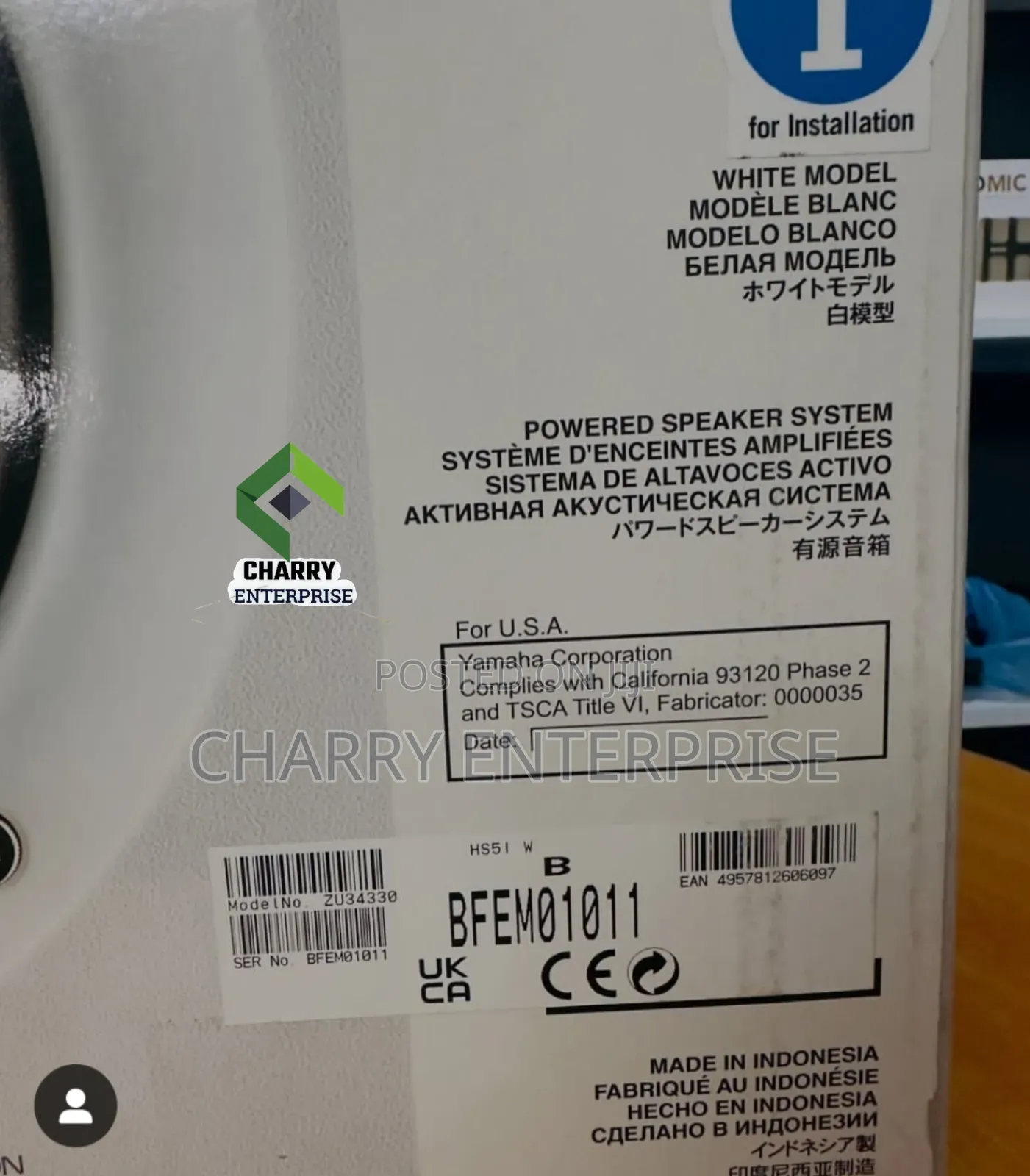 Yamaha Hs5 Powered Studio Monitors Pair of 2 Speakers