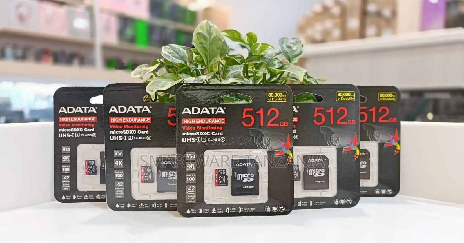 Adata 512gb High Endurance Microsdxc Uhs-I Video Security Camera Card