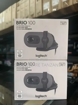 Logitech Brio 100 1080p Full Hd Webcam for Meetings and Streaming