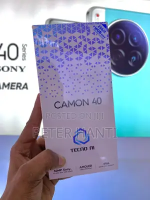 New Tecno Camon 40 256 GB Black