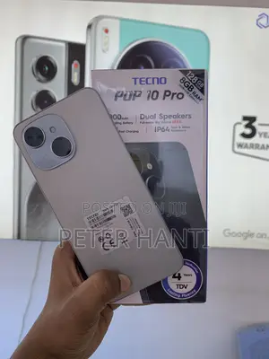 New Tecno Pop 10 Pro 128 GB Silver