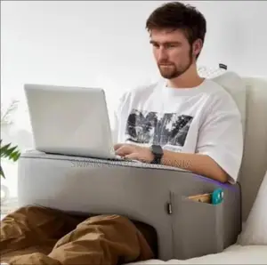Premium Laptop Lap Desk With Led Light And Storage Compartments