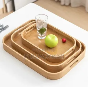 Bamboo Tray 3pcs Set