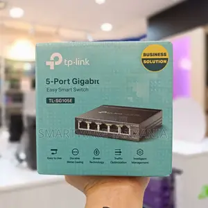 Tp-link Tl-sg105e 5-port Gigabit Easy Smart Switch Metal Housing