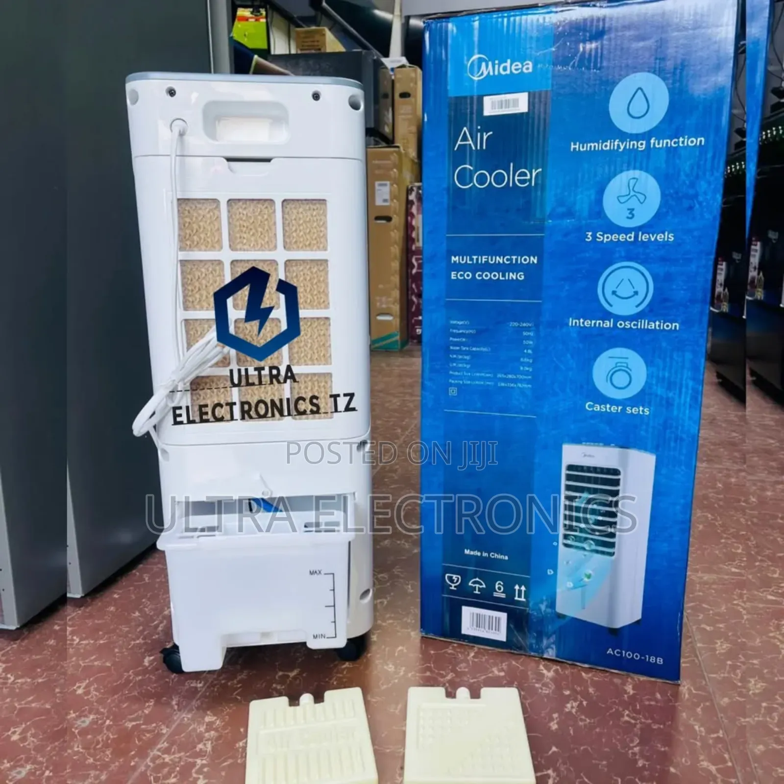 High Quality Midea Multifunction Air Cooler Ac100-18b 4.8ltr