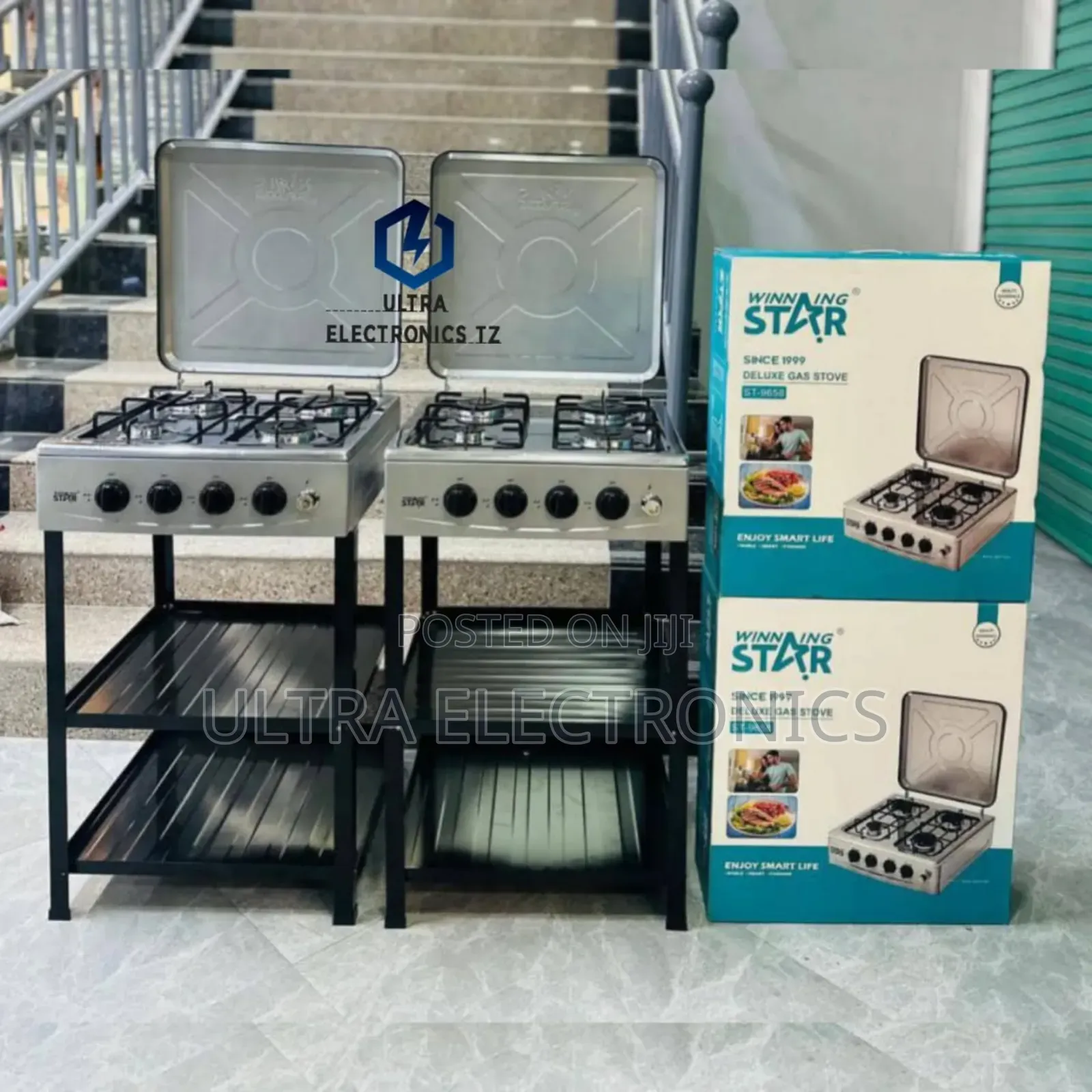 Winning Star. Gas Cooker With Stand Lid
