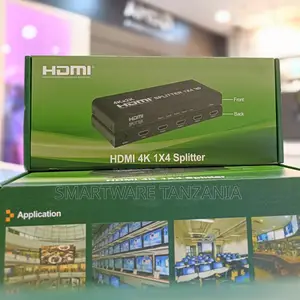 Hdmi 1x4 Splitter 1 Input 4 Output Video Audio Distribution Box