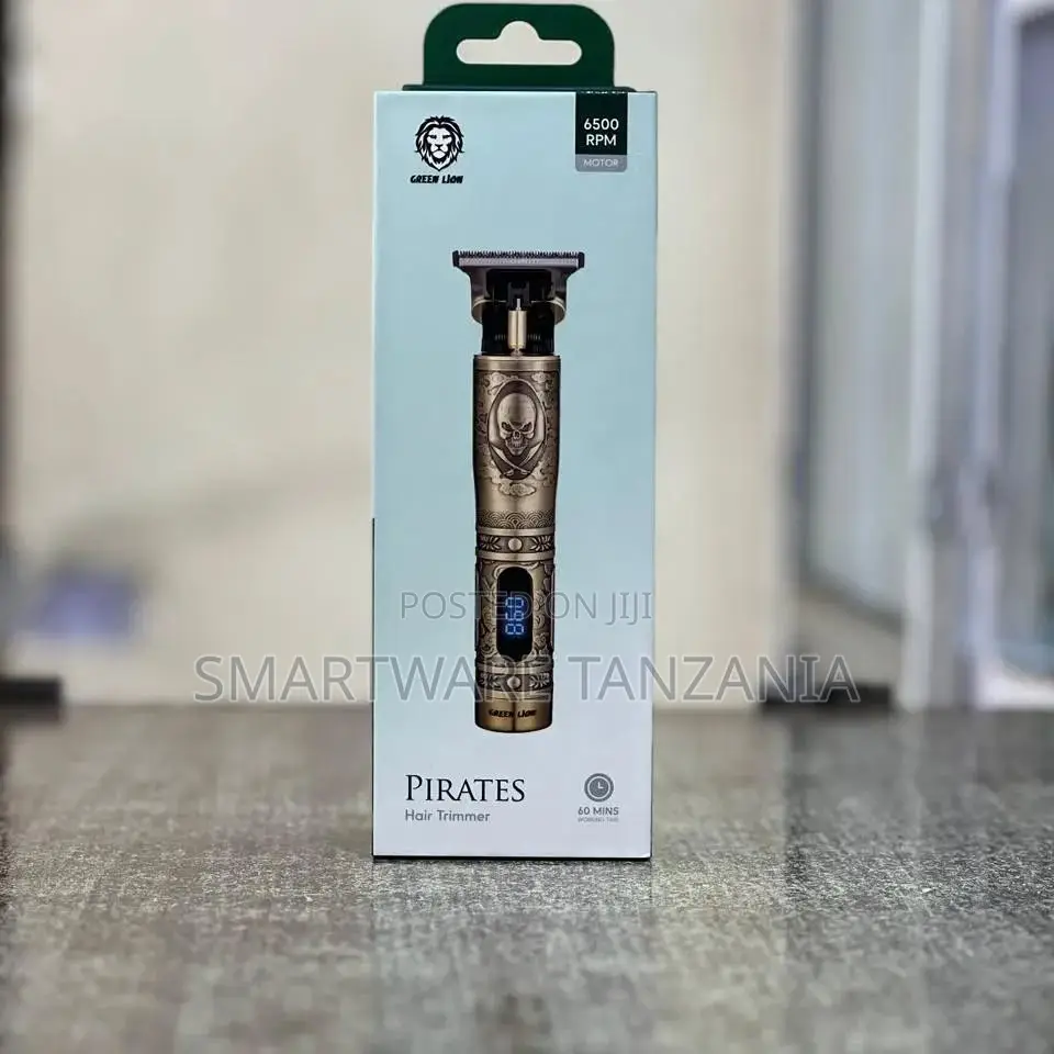 Green Lion Pirates Hair Trimmer Cordless Rechargeable 6500 RPM 60min