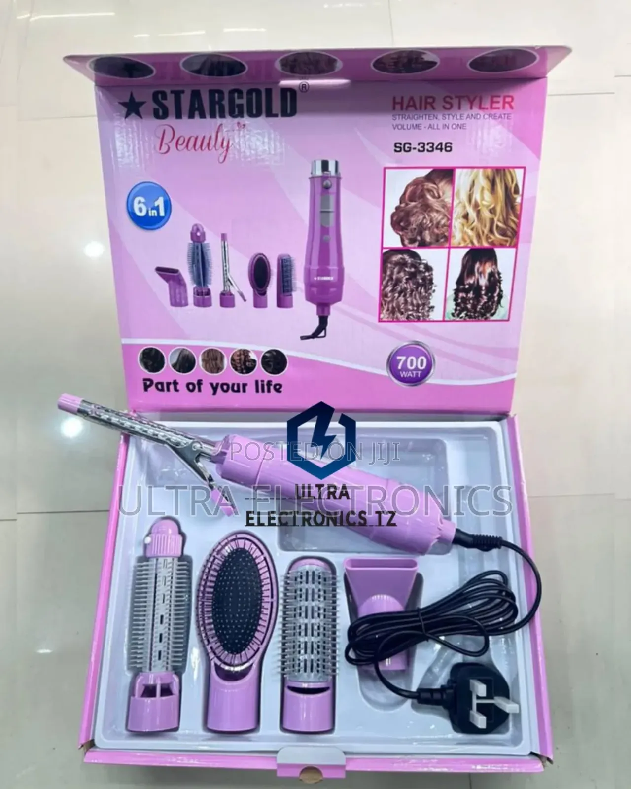 High Quality Stargold Hair Styler 6 in 1 With 700 Watts