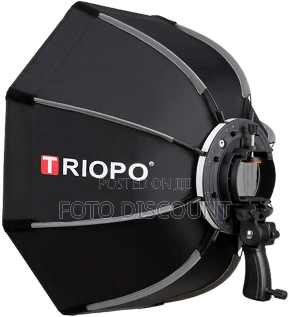 Foldable Octagon Softbox S Bracket Hand Grip For Speedlite