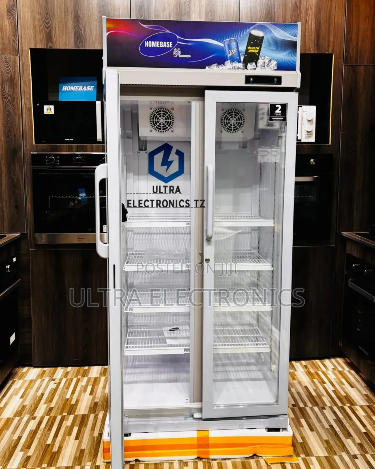 Efficient Homebase Side by Side Showcase Fridge With Best Display