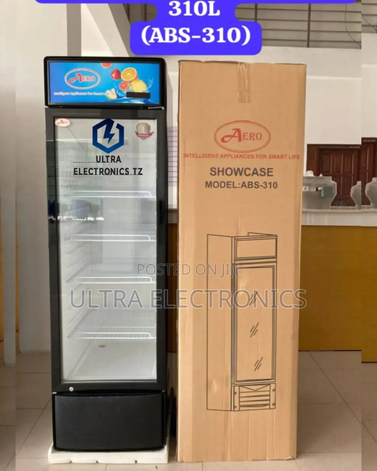 Aero Double Door Beverage Cooler/ Showcase FridgeCapacity :- 310l
