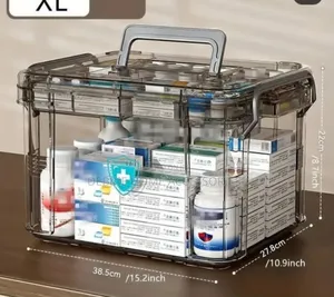 Double-Layer Medicine Storage Box.