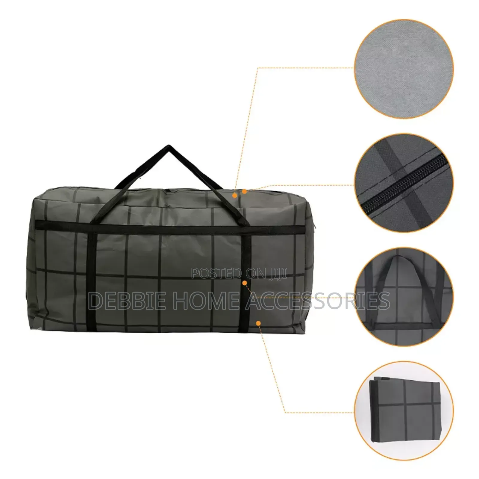 Foldable Storage Bags With Handles