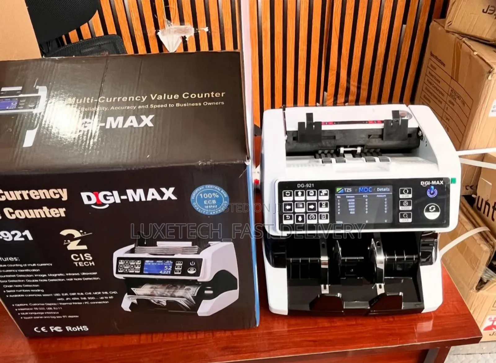 Digimax Dg-921 Bill Counter - Multi-Currency Value Counter