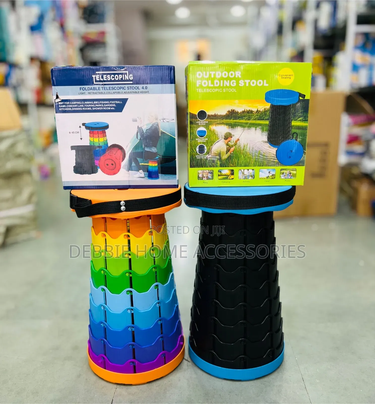 Adjustable Foldable Stool