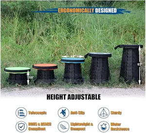 Adjustable Foldable Stool