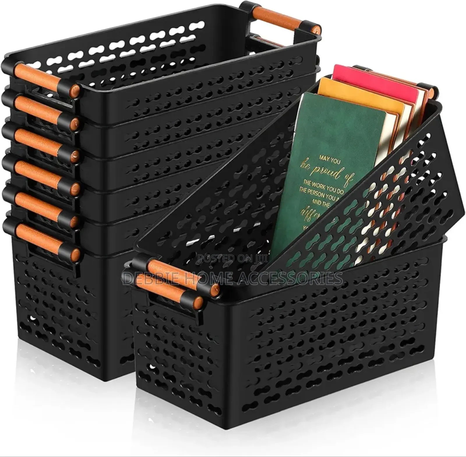 Plastic Storage Basket for Organizing-3pcs