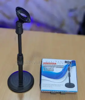 Professional Desktop Microphone Stand Heavy Duty Adjustable Base