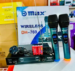 Omax Dh-769 Professional Wireless Double Microphones