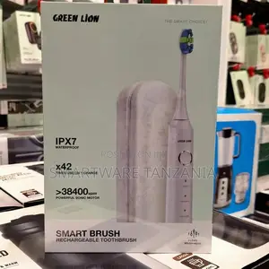 Green Lion Smart Rechargeable Sonic Toothbrush Featuring 5 Brush Modes