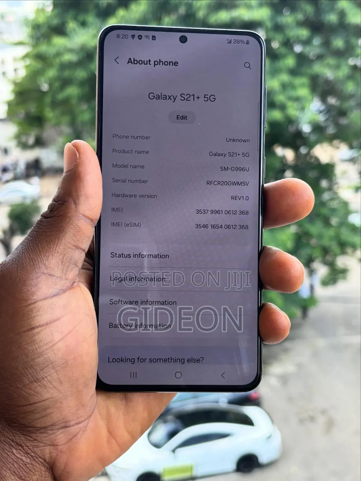 Samsung Galaxy S21+ 5G 128 GB Black