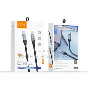 Vidvie Type-C to Type-C Cable 1 Meter