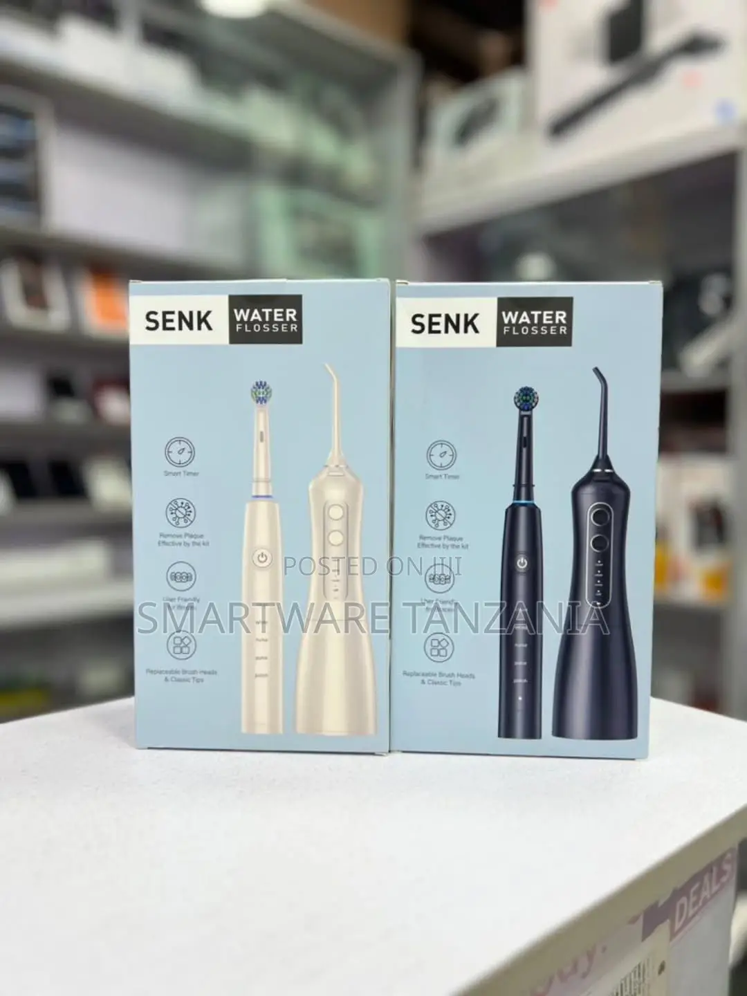 Senk Water Flosser Electric Dental Irrigator With Timer Feature