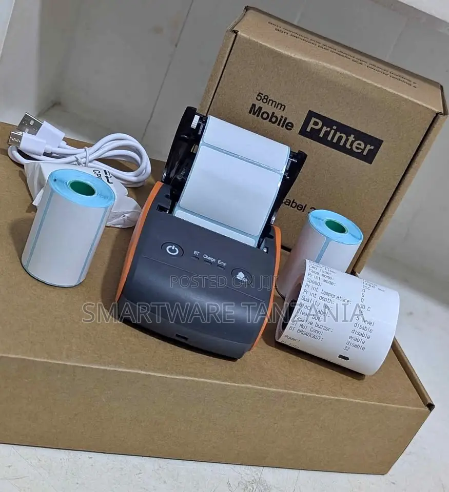 Mini Portable Bill Printer 58mm Thermal Bluetooth Receipt Printer