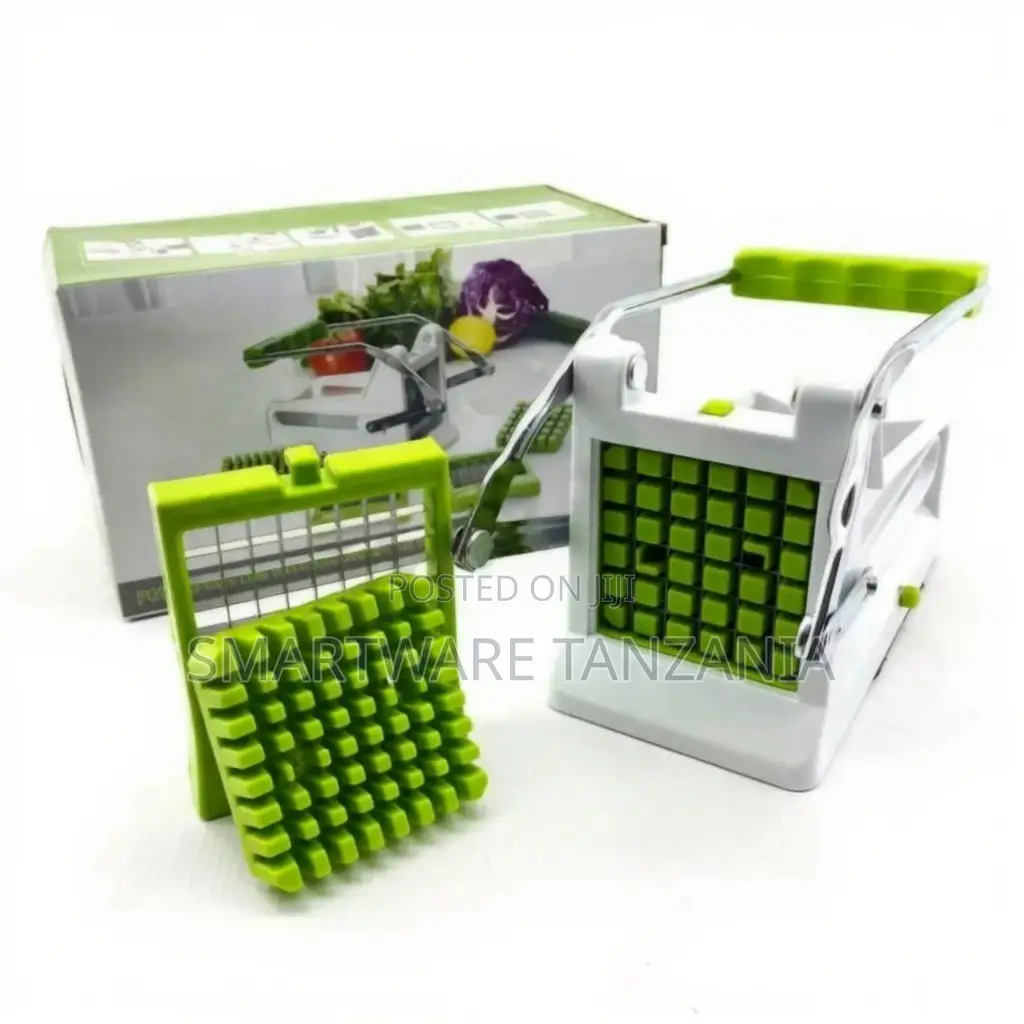 Potato Cutter, French Fry Cutter Vegetable Slicer-Chipper