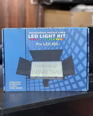 Varicolor Pro Led 600 Adjustable Photo Video Light Kit With Stand