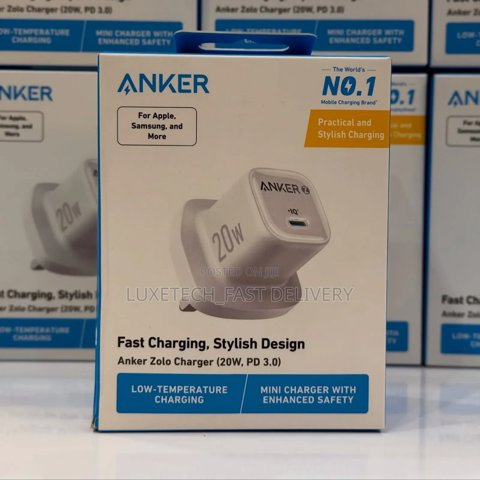 Anker Zolo Charger (20w, Pd 3.0) Usb-C Wall Charger