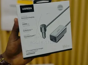 Ugreen 4ports Gan Fast Car Charger 150watts