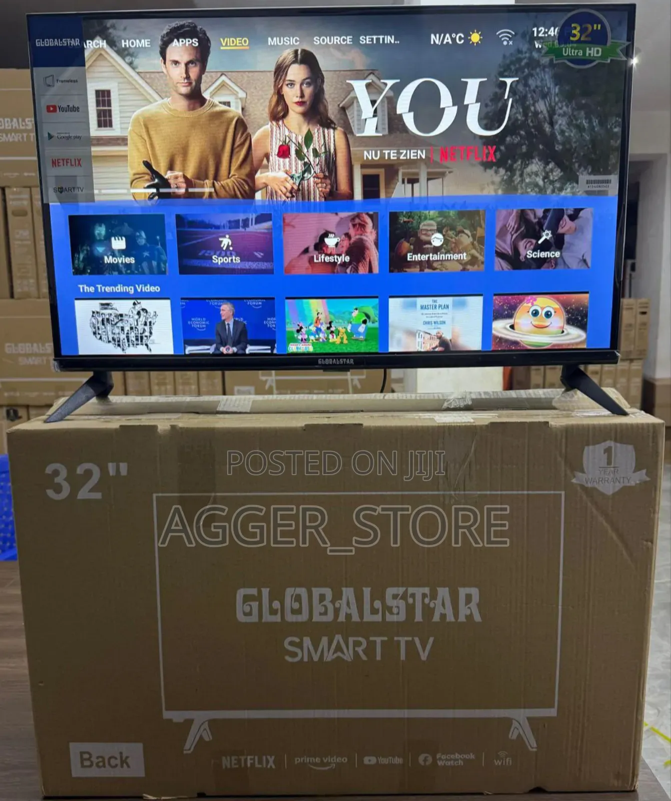 Global Star Smart Tv 32" Brand New