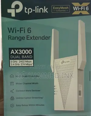 Tp Link Wi-Fi 6 Range Extender Ax3000 Dual Bands