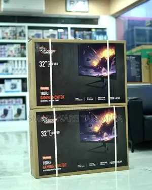 Porodo Gaming 32" Curved Monitor Pdx523 - 180hz QHD Freesync
