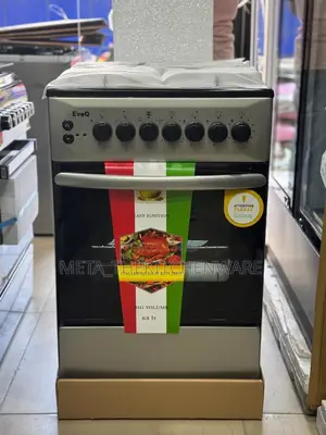 Evoq Cooker 3 Gas 1 Electric Plate + Electric Oven 50 X 55 Cm