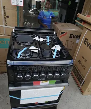 Evoq Cooker 3 Gas 1 Electric Plate + Electric Oven 50 X 60 Cm