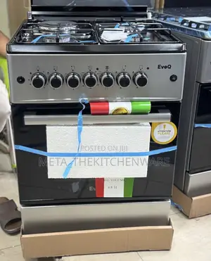Evoq Cooker 3 Gas 1 Electric Plate + Electric Oven 60x60cm