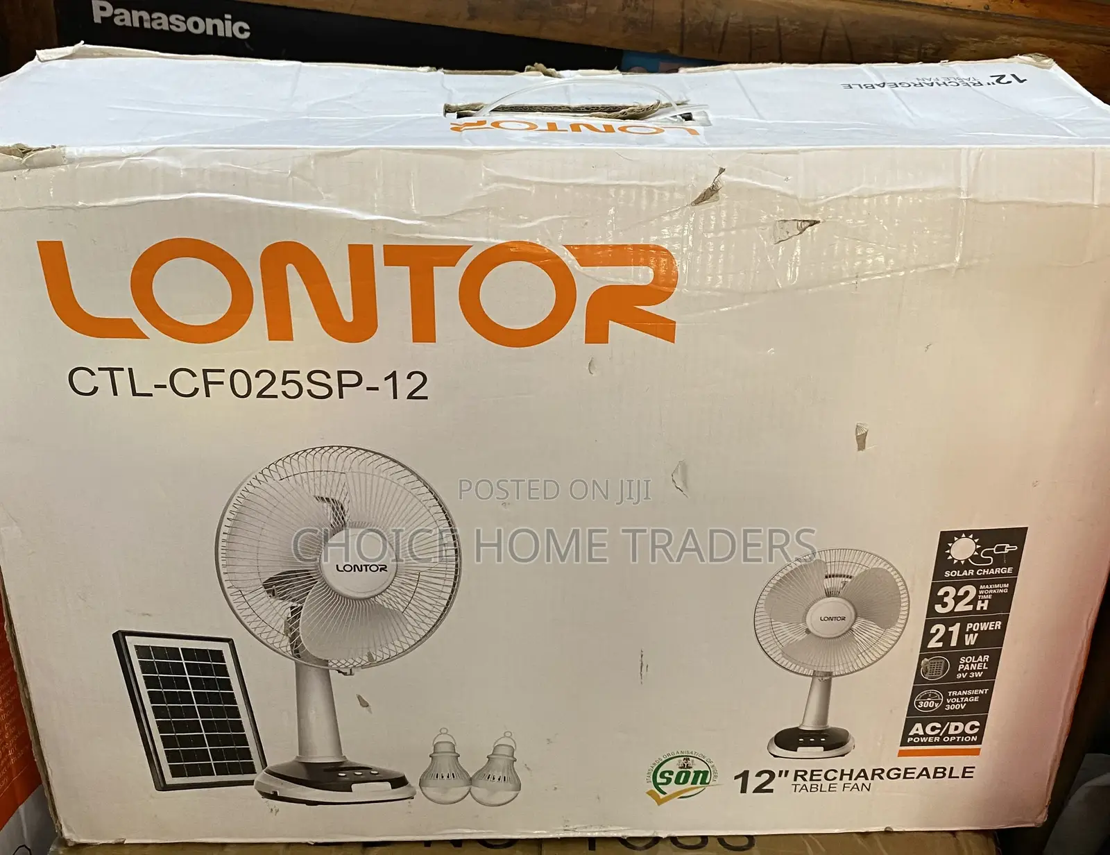 Rechargeable Table Fan