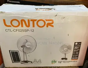 Rechargeable Table Fan