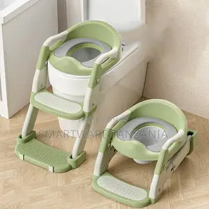Foldable Potty Training Seat Green Portable Kids Toilet Trainer