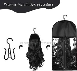Wig Storage Bag -1pc With Hanger