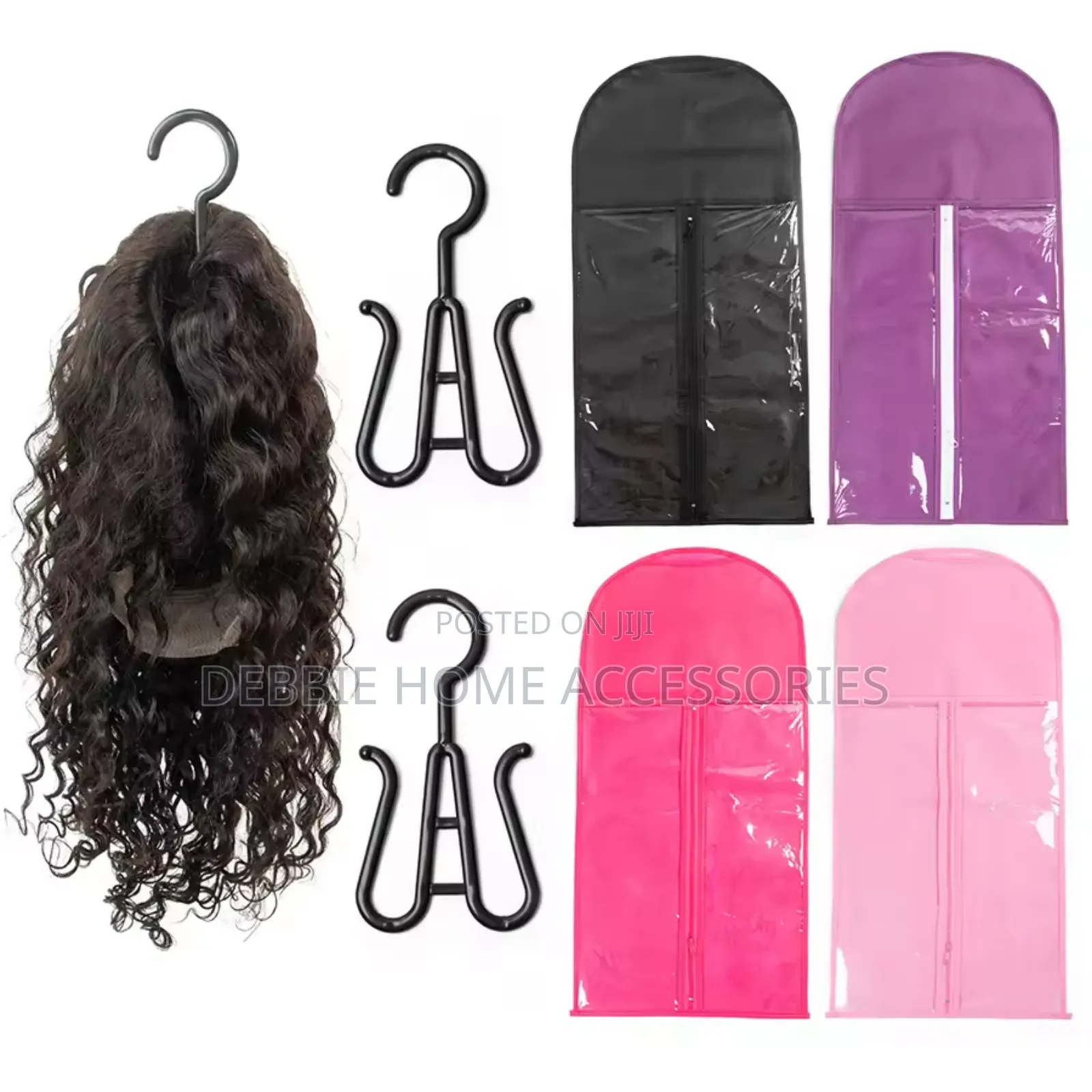 Wig Storage Bag -1pc With Hanger