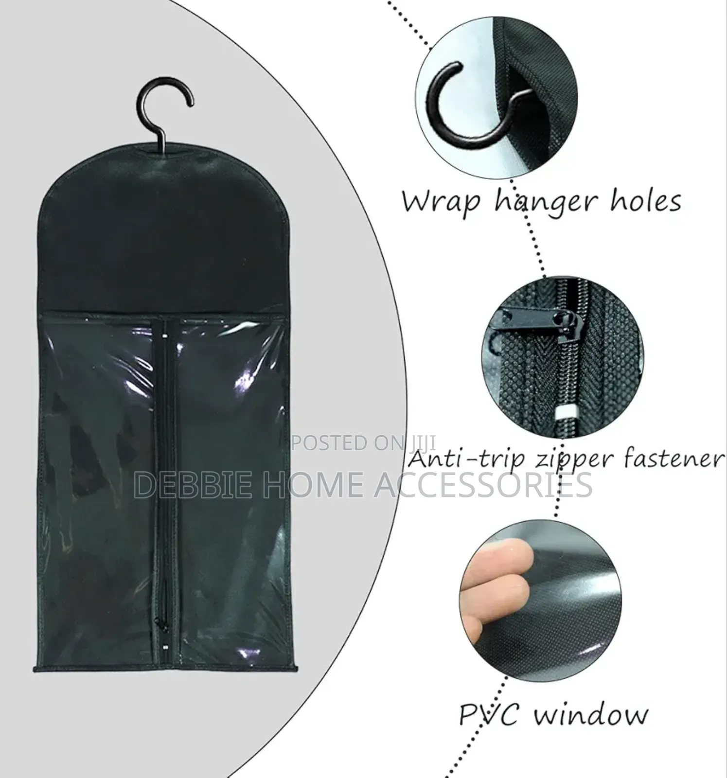 Wig Storage Bag -1pc With Hanger