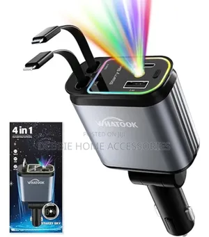 Starlight Retractable Car Charger-fast Charger