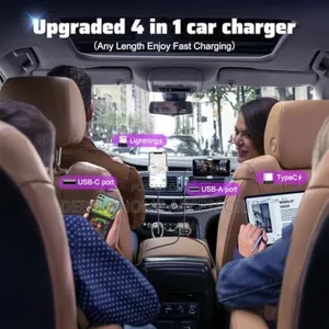 Starlight Retractable Car Charger-fast Charger