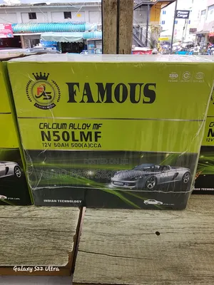 Famous N50lmf Dry Cell Car Battery – 12v 50ah